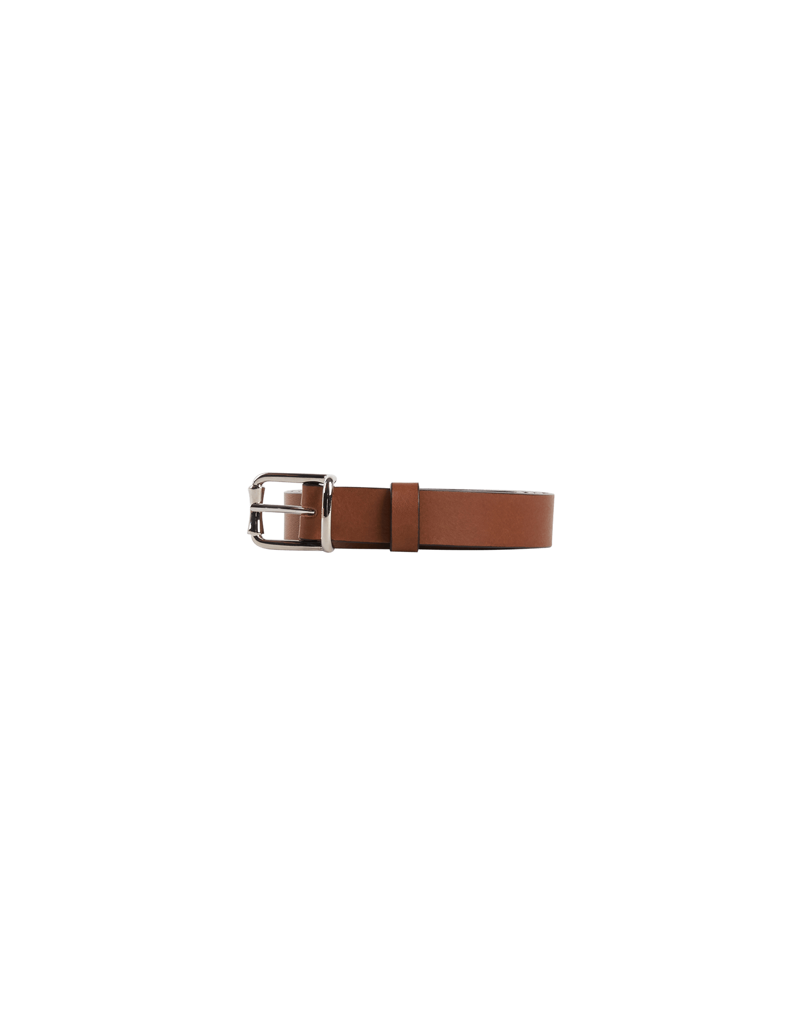 narrow leather belt
