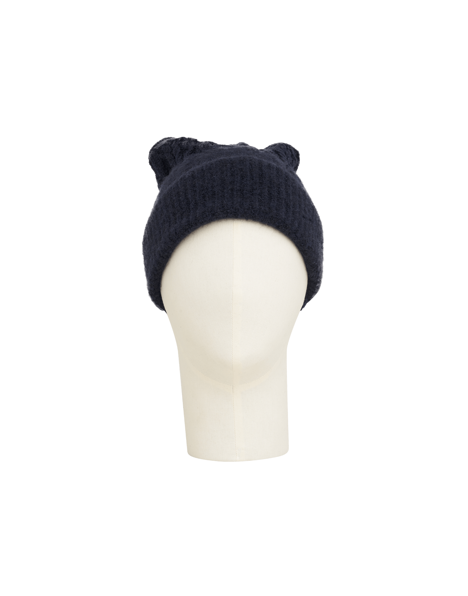 navy bobble hat