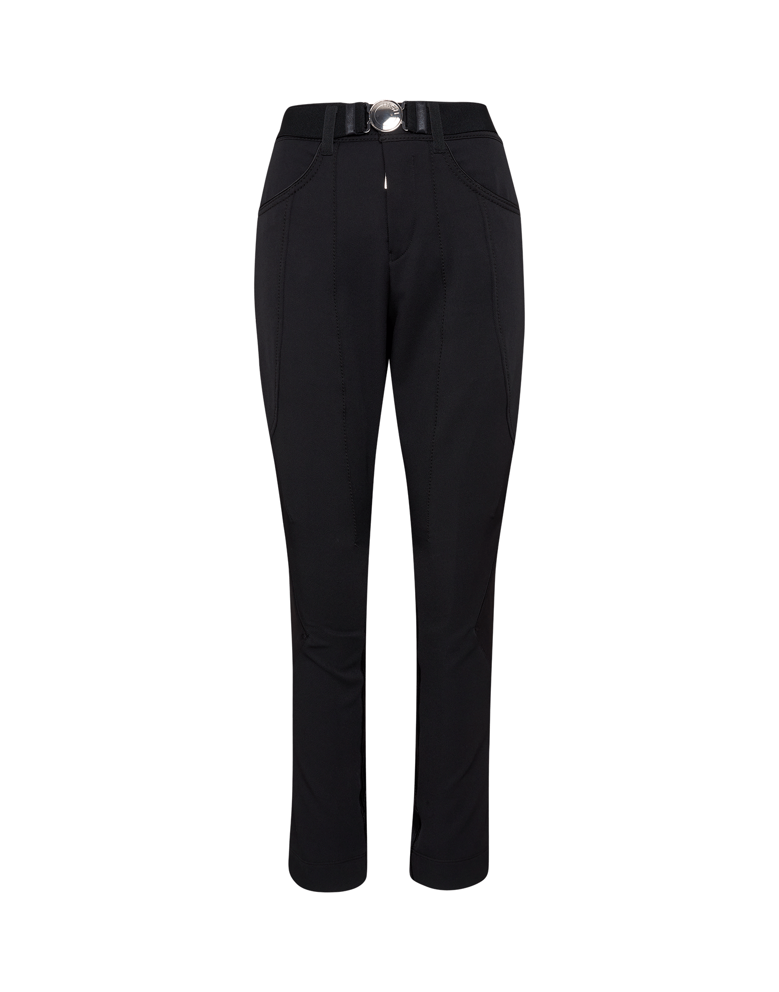 GEOMETRY: Black jodhpur trousers
