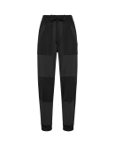 TRACKING: Heritage style jogger pants in black jersey