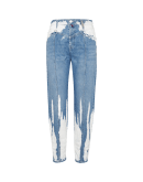 RIGHT ON: Jeans con effetto bleach-out "dipinto"