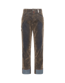 RASCAL: Boy fit jeans in fawn colour flocked denim