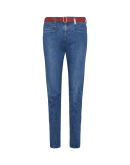ABSCOND: Blaue Jeans mit bogenförmigen Nähten