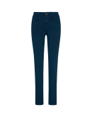 WISE UP: Blue slim pant with curved leg seams