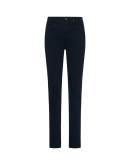 WISE UP: Navy slim pant with curved leg seams