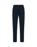 ABSCOND: Pantaloni stile A-gender in twill sfumato navy