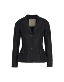 HIERACHY: Black short fitted jacket in stretch viscose