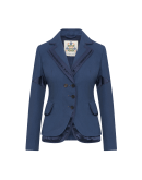 DALLIANCE: Fitted jacket with double collar and hem
