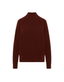 WIND UP: A-gender dark cinnamon red alpaca mix sweater