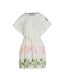 MELODIC: Tunic with floral "stamp" print