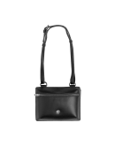 SEIZE: Black double shoulder bag