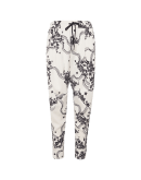 EAGER: Floral wave" printed multi-panel joggers with diagonal seams