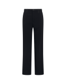 PLIGHT: Black wide leg pants in crêpe
