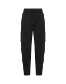 VIGILANT: A-gender jogger pants in black tech jersey