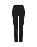 HI LAY OUT: Black multi-seam, multi-panel pants