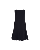 EXPRESSION: Short sleeveless shift dress with flippy skirt