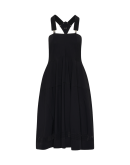 ESCAPISM: Salopettes style dress in black Sensitive®