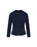 TRANSFIX: Soft jersey jacket with double hem