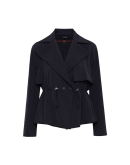 CHARISMA: Navy jacket with trench details