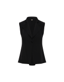 ACTUALITY: Tailored waistcoat with padded shoulders