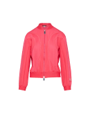 FEISTY: Fuchsia softly constructed sports-blouson jacket