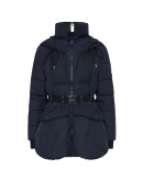 DISCOVERY: Navy short fitted padded parka jacket