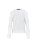 FULCRUM: Multi-panel "sweatshirt" in plain and textured tech jersey