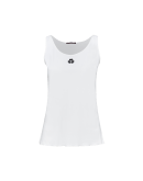 ION: Singlet top with scoop neck in ivory Sensitive®