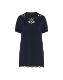 ON STAGE: Short-sleeved tunic with embroidery