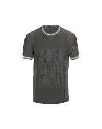 ROLF: T-shirt khaki con stampa 