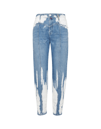 RIGHT ON: Jeans con effetto bleach-out 