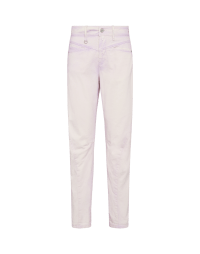 ABSCOND: Tapered airbrushed jeans with curved seams