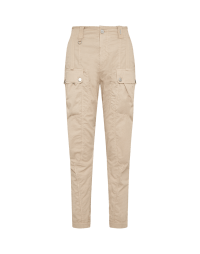 EXPLORE: Pantaloni Jodhpur beige con tasche oversize