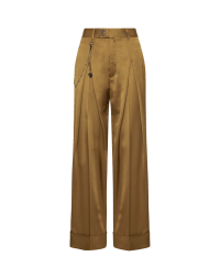 WANDERER: Pantaloni eleganti in twill color ambra