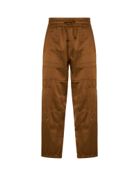 LAUNCH: Pantaloni pull-on multi pannello in raso ambra