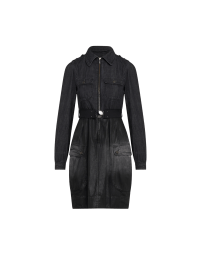 RESOLVE: Black denim uniform style dress