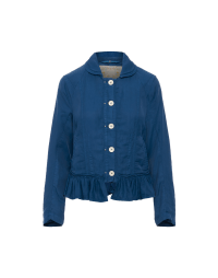 GO-YONDER: Blue peplum jacket