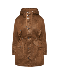 OFFBEAT: Tobacco waxed cotton parka