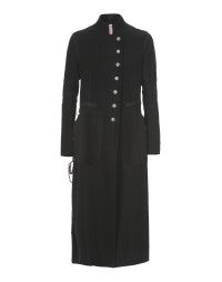 BOULEVARD: Cappotto nero in lana pettinata