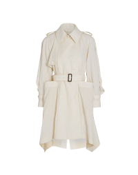 EXHILERATE: Summer weight wool trench coat
