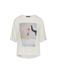 TEMPTING: ArtistAtHIGH t-shirt with floral photo print