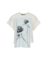 POSY: ArtistAtHIGH t-shirt with floral photo print