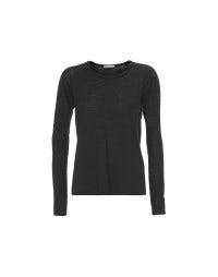 PROMO: Top in jersey di lana nero
