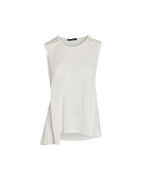 TURNAROUND: Sleeveless top in jersey and cupro