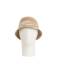FUNDAMENTAL: Pull-on sun hat in dusty beige cotton drill