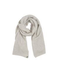 FROSTY: Light grey scarf in soft wool alpaca mix