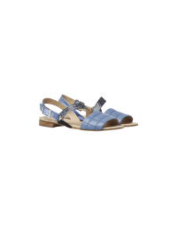 PIVOT: Pale blue sandals with 