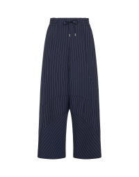 DIVERGE: Wide leg pinstripe pants