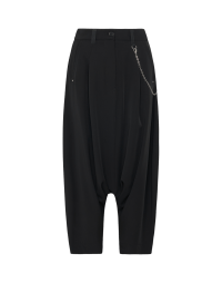 YAWN: Black sarouel-style pants