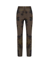 HI LAY OUT: Multi-seam pants in printed tech twill